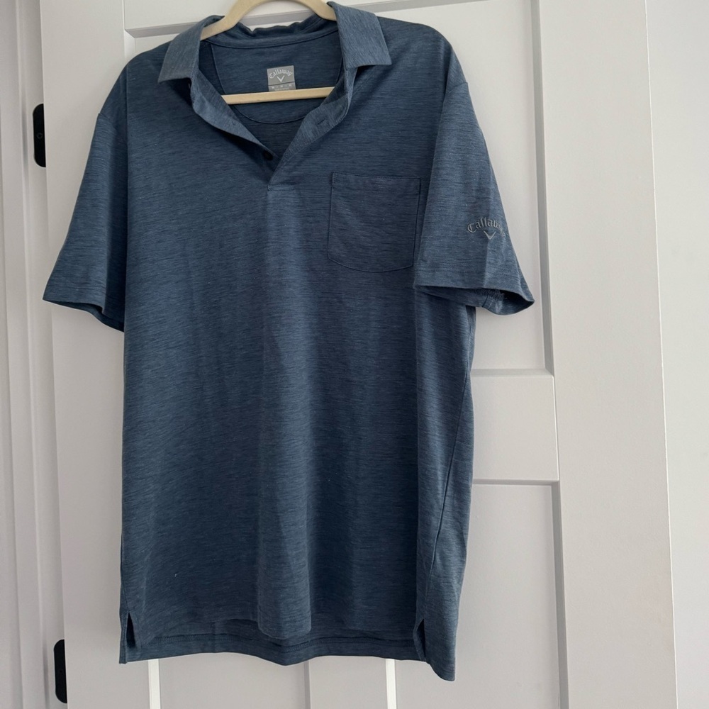 Callaway blue golf polo
